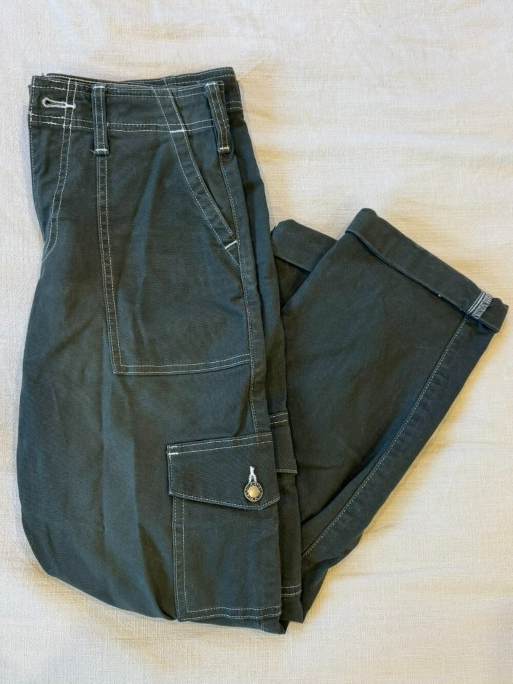 Dickies cuffed utility cargo pants